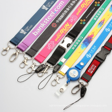 Custom Logo Id Badge Holder Custom polyester Lanyard  lanyard with hook